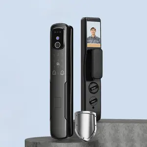 Lezn F9 nhà máy mới chất lượng cao hoàn toàn tự động nhận dạng khuôn mặt vân tay mật khẩu khóa cửa thông minh cho đa dạng cửa