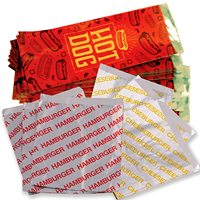 Feuille de papier pour barbecue, résistant à la chaleur, qualité Restaurant, Hamburger, fromage, Hot Dog, sacs robustes, emballage alimentaire résistant à la graisse