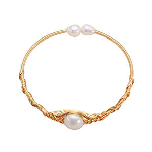 Bracelet en perles d'eau douce blanches véritable, fabrication directe du fabricant, simple, ouverture facile, bijoux pour femmes, bracelets tendance - Product Image 5