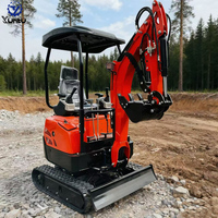 Mini-excavatrice chinoise professionnelle à bras zéro déplacement, importée, avec moteur Euro 5 EPA, 4 tonnes, pour espaces étroits