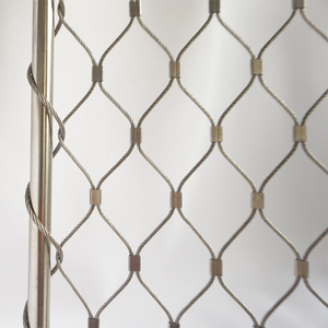 Rete metallica in acciaio inossidabile 316 SS-cavo flessibile recinzione per uccelli/rete per voliera dello Zoo - Product Image 1