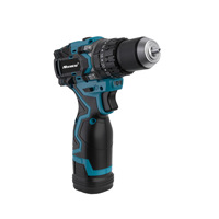 Perceuse à percussion sans balais, perceuse à percussion multifonction rechargeable, perceuse pistolet, perceuse industrielle avec lampe de poche