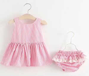 Fabricante Chino, Venta al por Mayor, Conjunto de Ropa de Bebé de Algodón, Vestido de Verano con Flores para Niña y Pantalones Cortos - Product Image 3