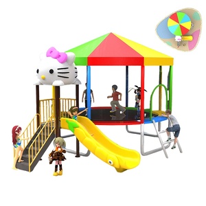 Attrezzature da Gioco Combinate in Plastica per <span class=keywords><strong>Parco</strong></span> <span class=keywords><strong>Giochi</strong></span> Esterno per Bambini - Product Image 2