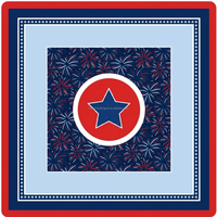 Ensemble de tuiles de mahjong américaines en acrylique gravées bleu patriotique de luxe personnalisé, tapis, supports, jeu de table de mahjong, cadeaux, divertissement de casino