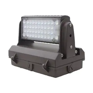 Lampu Dinding LED bisa diatur Lumens tinggi 40w 60w 100w 120w ETL DLC CE RoHS terdaftar luminer kemasan dinding LED