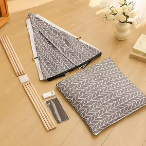 Wholesale Modern Cartoon Winter <strong>Dog</strong> House Pet Tent with Wood Frame Eco-Friendly Washable Floral Pattern <strong>Teepee</strong> - Product Image 3