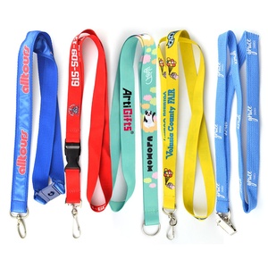 Lanyard Wholesale Custom Cute Promotional Sublimation Neck Polyester Lanyard Printing With Logo Custom
