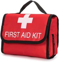 Sac de premiers secours rouge compact très vendu pour la maison, sac isotherme médical de voyage, trousse de premiers secours pour animaux de compagnie pour le camping, la randonnée et la voiture