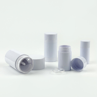 En stock – Flacon de déodorant rechargeable en plastique de 30 ml – Contenant cosmétique pour déodorant stick à mécanisme rotatif