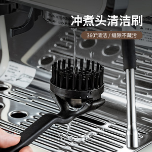 Cepillo de limpieza para máquina de café Kafei Shi, limpiador de cabezal de 51/58 mm para máquinas de espresso semiautomáticas - Product Image 1