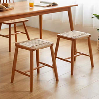 Chaises de restaurant empilables en bois massif de haute qualité et populaires