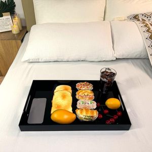 Acrylic <strong>Trays</strong> Wholesale Commercial Grade Food <strong>Tray</strong> Table Top Decor Makeup Jewelry Watch <strong>Storage</strong> <strong>Tray</strong> Custom Private Label - Product Image 2