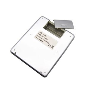 Balance de cuisine électronique en acier inoxydable 500g/0.01g alimentée par piles AAA pour la mesure du poids - Product Image 2