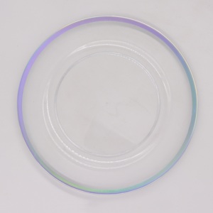 Plato de placa de cargador de plástico redondo YUNING para fiesta en casa-Estilo moderno, sostenible y abastecido - Product Image 5