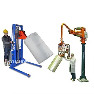 Electric Paper Roll Material Lifting Moving Equipment Plastic Film Roll Handling Equipment For Sale