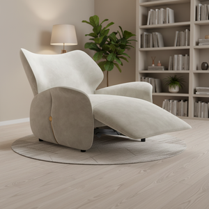 <span class=keywords><strong>Poltrona</strong></span> Reclinabile Elettrica di Lusso Moderna, Girevole <span class=keywords><strong>e</strong></span> Basculante, in Velluto Morbido, per Soggiorno - Product Image 1