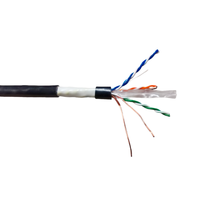 Produsen Kabel LAN CAT6 Berkualitas Terbaik, Konduktor Padat Berlapis Ganda, 1000ft UTP 24AWG, Kabel Jaringan Cat6, Jaket PVC Biru