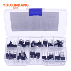 50 cái 10 giá trị để 220 điều chỉnh điện áp Transistor Assortment Kit lm317t l7805 l7806 l7808 l7809 l7810 l7812 l7815 l7818 l7824 - Product Image 5