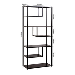사무실 금속 보관 책장 장식 책 서류 제출 디스플레이 선반 공장 저렴한 가격 가구 학교 잡지 스탠드 스틸 선반 - Product Image 4