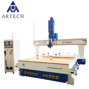 Large size 2030 atc cnc router wood carving machine with vacuum table