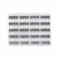 Merek Terbaik Kabel Jaringan Ethernet CAT7 CAT8 Perisai Steker Logam untuk 23AWG Berlapis Emas 8P8C Konektor RJ45