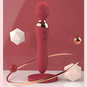 Potente Vibrador Femenino con Carga USB, Doble Cabezal, 10 Modos de Vibración, Estimulación del Punto G y del Clítoris, Varita Masajeadora - Product Image 6