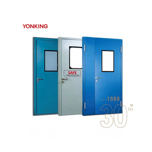 Porta di purificazione in acciaio medicale personalizzata produttore professionale ospedale camere bianche <span class=keywords><strong>porte</strong></span> per progetti ospedalieri - Product Image 1
