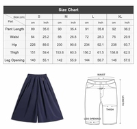 Pantalon décontracté pour femme Maden, coupe trapèze, léger, drapé, jambe large, longueur capri, pour l'été, produits tendance 2026