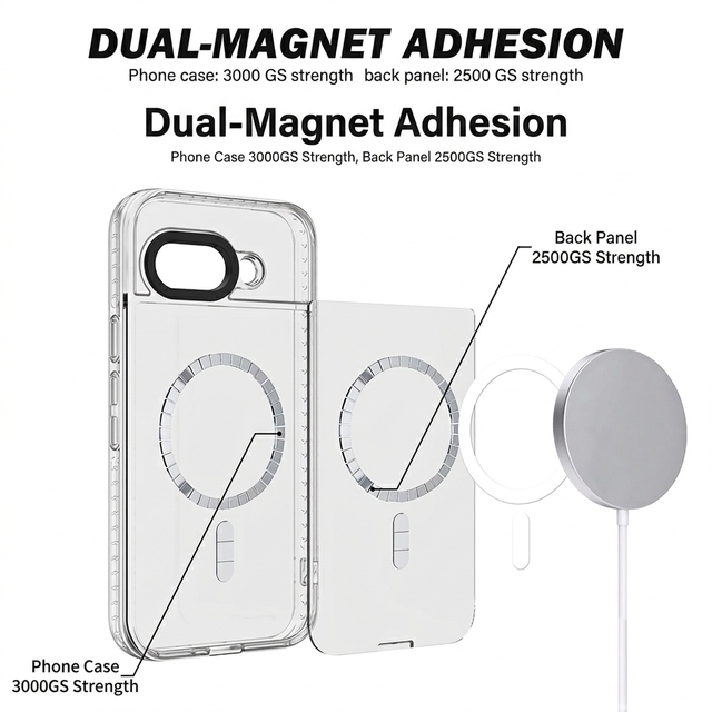Phone case Wireless Charge for google pixel 9a 9pro XL case Custom logo Shock Proof Magnetic Mobilehone case Factory Manufacture