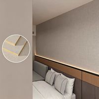 Panneau mural décoratif en bois avec placage bois, panneau WPC imperméable, panneau mural en tissu, décorations murales