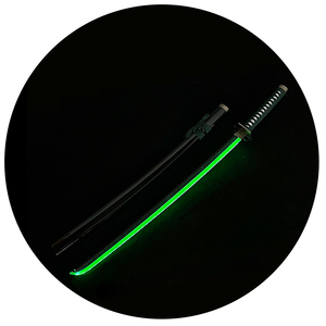 Vente en gros de Bleach Sousuke Aizen Samurai Cosplay Armes Props Lumière Katana Jouets Épées Lumineuses Légères Pour Enfants Enfants - Product Image 1