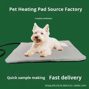 Coperta di riscaldamento elettrica resistente ai graffi impermeabile del produttore per cani grandi e piccoli gatti a temperatura costante invernale - Product Image 2