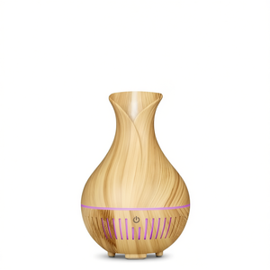 Aromatherapy <b>Diffuser</b> Wood Grain Design <b>Ultrasonic</b> Mist Maker For Home Office Use - Product Image 1