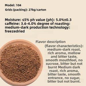 Caffè Arabica Liofilizzato Vietnamita in Polvere 500g Senza Zucchero Tostatura Media-Scura Caffè Classico Malese Mandheling - Product Image 4