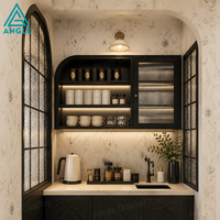 Étagères de présentation pour la vente au détail, robustes, écologiques, avec éclairage LED, aménagement intérieur personnalisé pour salon, barbier, boutique