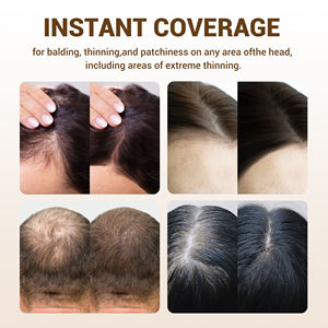 Polvo para la línea del cabello, cubre raíces negras, polvo de sombra natural instantáneo a prueba de agua, corrector de cabello, relleno de densidad capilar - Product Image 5