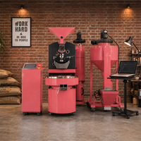 Machine à torréfier les grains de café professionnelle, torréfacteur de café industriel, machine à torréfier le café au gaz ou électrique