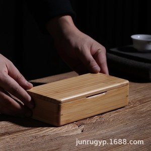 Caja de Joyería de Madera Vintage 20x9x4.8cm, Estuche de Embalaje Ecológico - Product Image 3