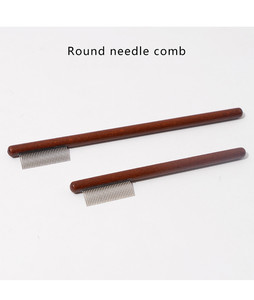 Peine para perros, removedor de pelo para mascotas, mango de madera, peine sólido para gatos, herramienta de limpieza para el cuidado de mascotas, herramientas de eliminación de garrapatas y pulgas - Product Image 6