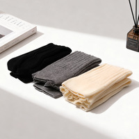 Jambières tricotées confortables pour femmes, chaussettes longues amincissantes à effet froncé, style japonais JK, mode automne-hiver