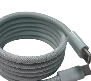 Nylon Bện Cáp Dữ Liệu Từ Tính TYPEC-C 100W Nhanh Phí 1/2M Điện Thoại Di Động Cáp Cho Máy Ảnh Và Máy Tính Sử Dụng - Product Image 5