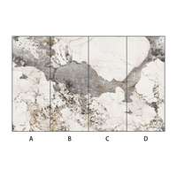 Feuille de panneaux muraux en PVC Marbre UV Panneau mural en PVC pour la décoration de la maison