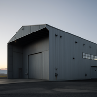 Acier Q345, acier commercial, bâtiments métalliques pour avions