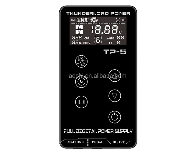 Tattoo Power Supply Tatuagem for Tattoo Machines Touch Screen Source TP-5 Digital LCD Makeup Dual Tattoo Power Supplies
