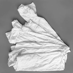 Paños de Limpieza Reutilizables de Algodón 100% para Uso Industrial, Trapos Blancos para Camisetas, Trapos de Algodón Blancos al por Mayor - Product Image 1