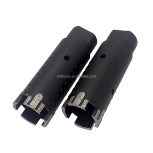Perfuração rápida e sem lascar 1-3/8 "Dry Diamond Core <span class=keywords><strong>Drill</strong></span> Bits com segmentos T Turbo para furos de perfuração em granito Quartz - Product Image 1