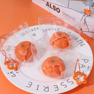 Jouet Taba Squishy TPR anti-stress musical à pétrir, orange à peler simulée - Product Image 4