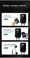 Pengisi Daya EV Tipe 2 Baru Mega MGW-2-07B 7KW untuk Rumah dan Komersial 32A Fase Tunggal Terpasang di Dinding dengan WiFi untuk Stasiun Pengisian Daya Cerdas via Aplikasi