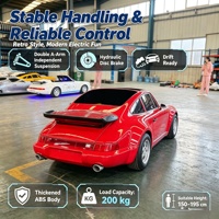 Go Kart Eléctrico Retro Modelo 911, 4 Ruedas, 72V 2500W, Velocidad Máxima 80KM/H, Ruedas de 8 Pulgadas, Freno de Disco Hidráulico, para Uso en Exteriores